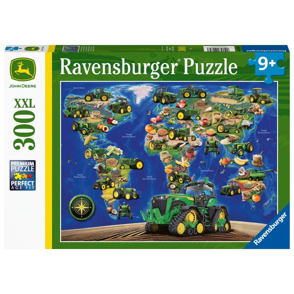 Puzzle 300 Piese Ravensburger - Harta John Deere (Ravensburger-12984)