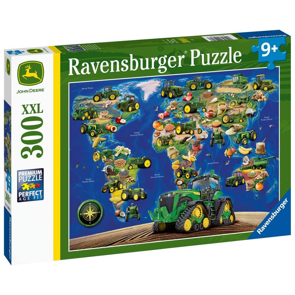 Puzzle 300 Piese Ravensburger - Harta John Deere (Ravensburger-12984)