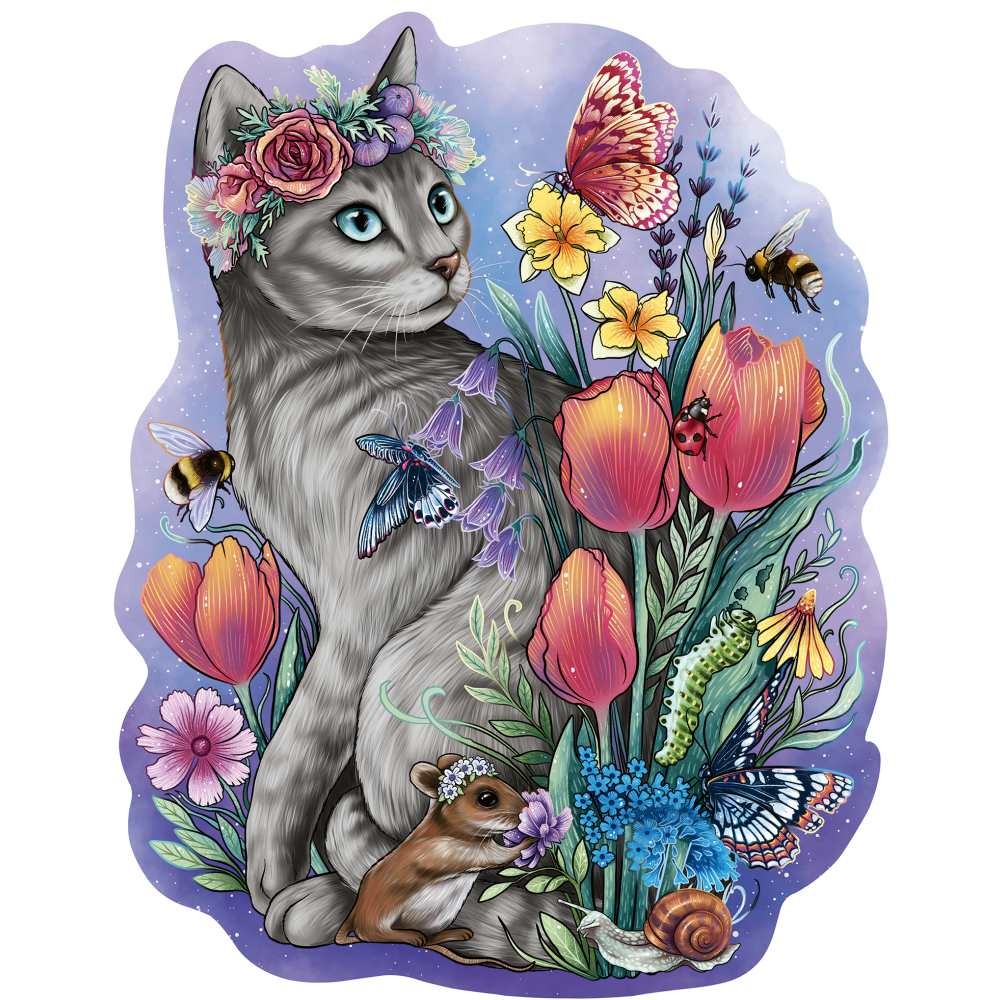 Puzzle 150 Piese Contur Ravensburger - Lemn Pisicuta...