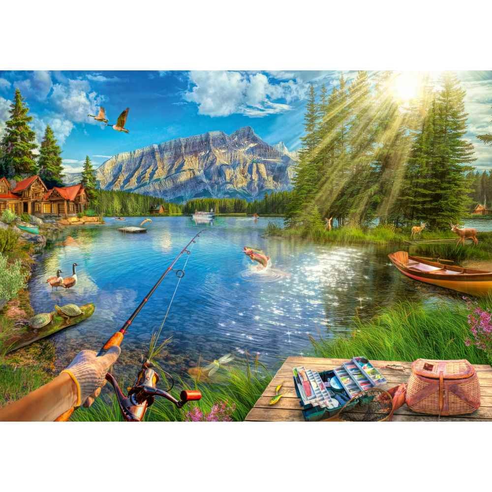 Puzzle 1000 Piese Ravensburger - Viata La Lac...