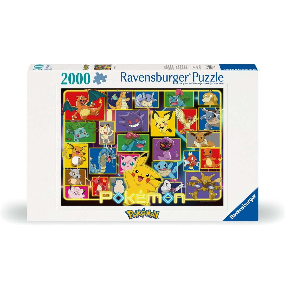 Puzzle 2000 Piese Ravensburger - Pokemon (Ravensburger-01130)