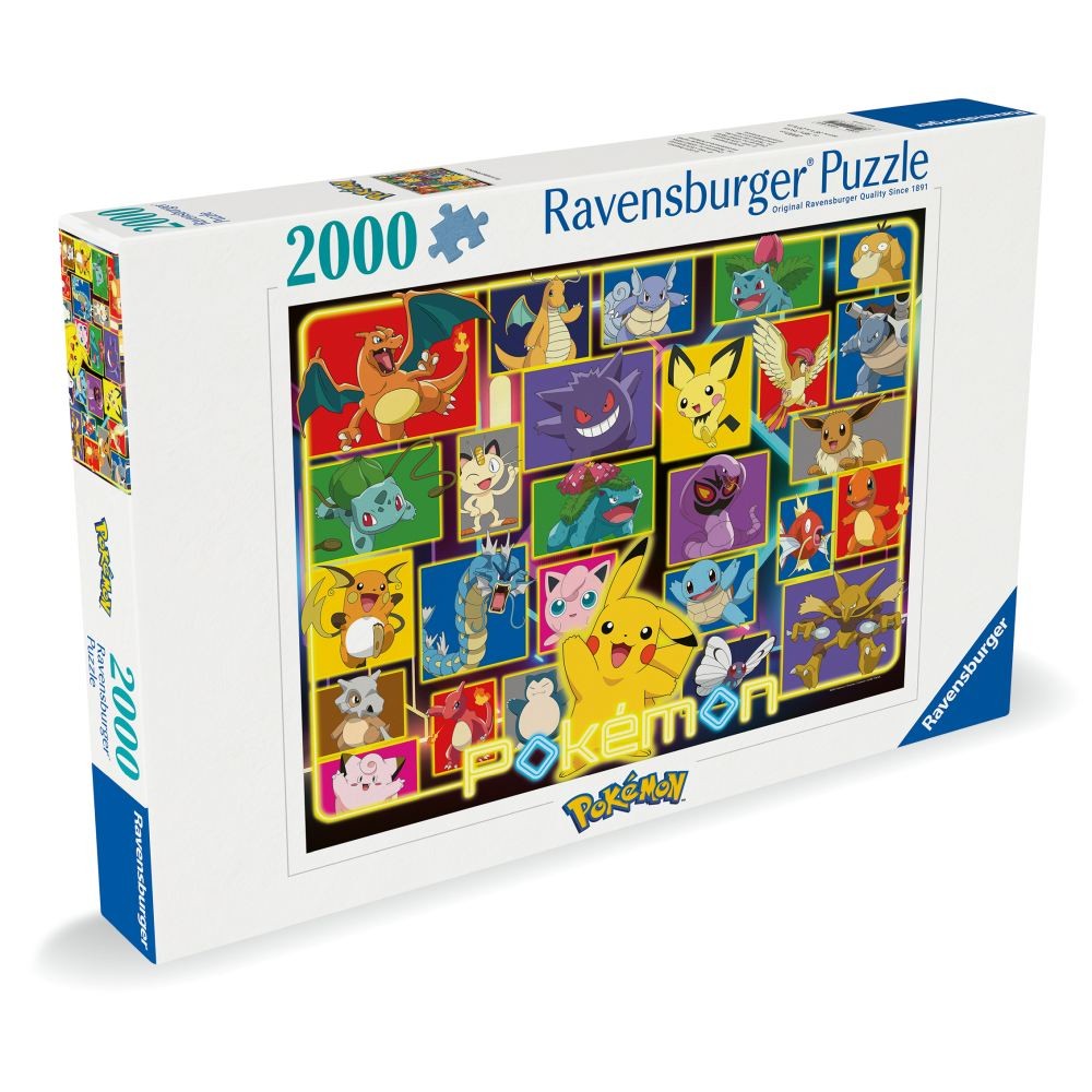Puzzle 2000 Piese Ravensburger - Pokemon (Ravensburger-01130)