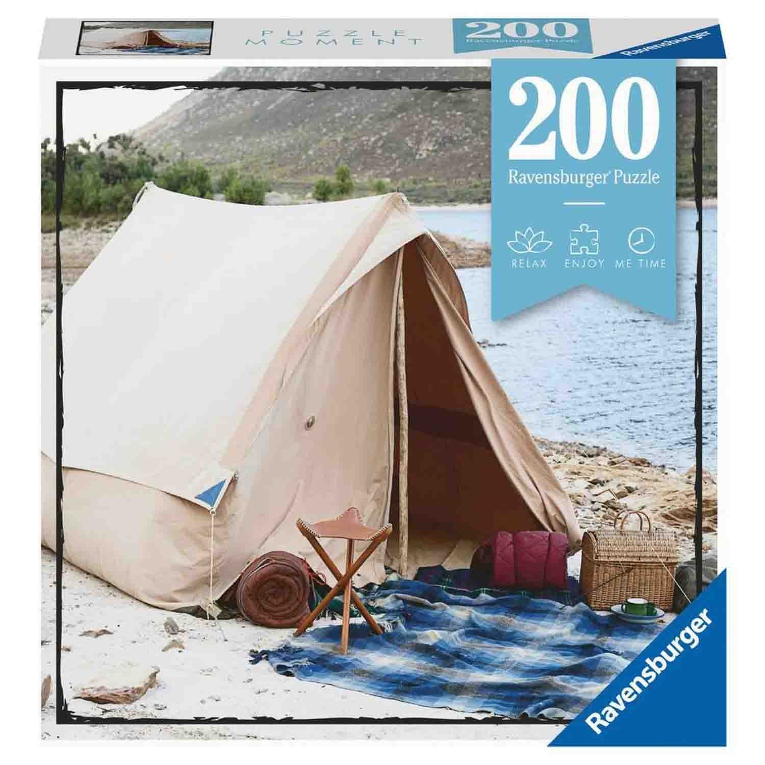 Puzzle 200 Piese Ravensburger - Camping (Ravensburger-13308) 2