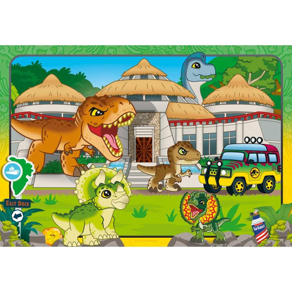 Puzzle 2x24 Piese Ravensburger - Exploratori Jurassic World (Ravensburger-01057)