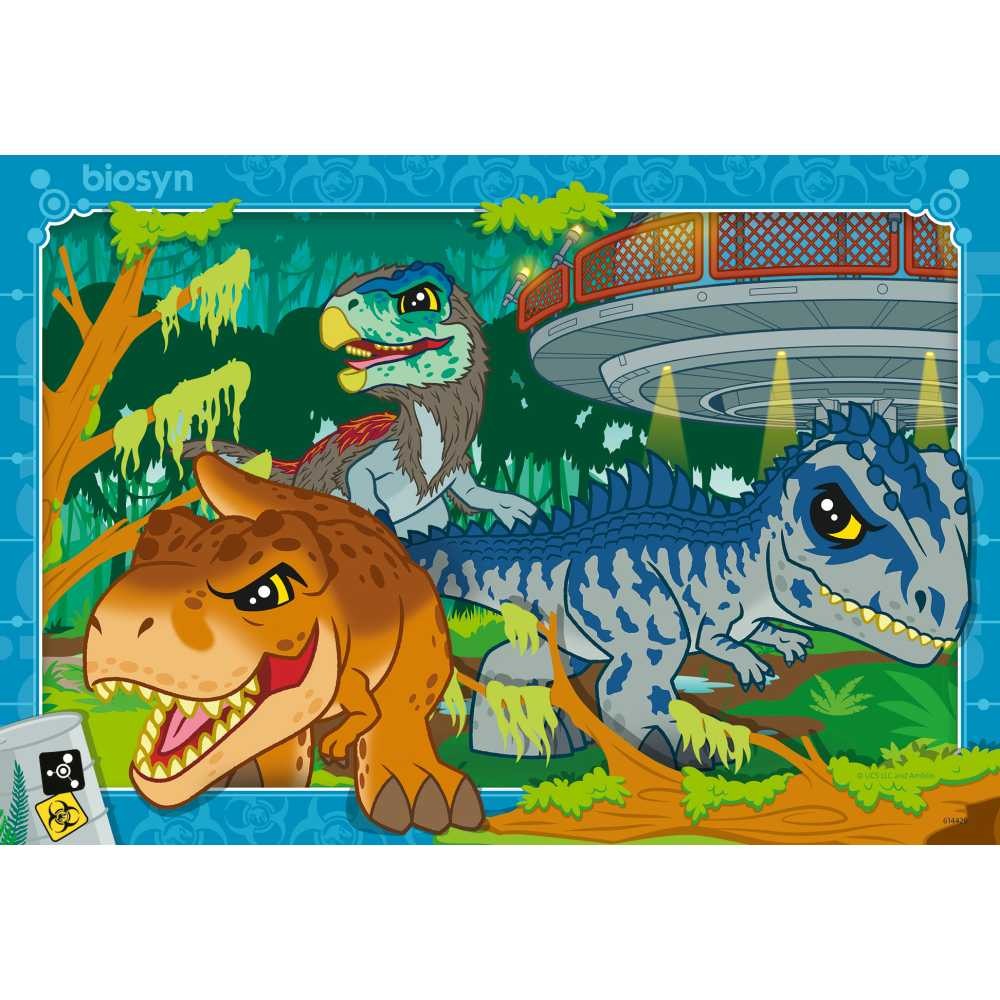Puzzle 2x24 Piese Ravensburger - Exploratori Jurassic World (Ravensburger-01057)