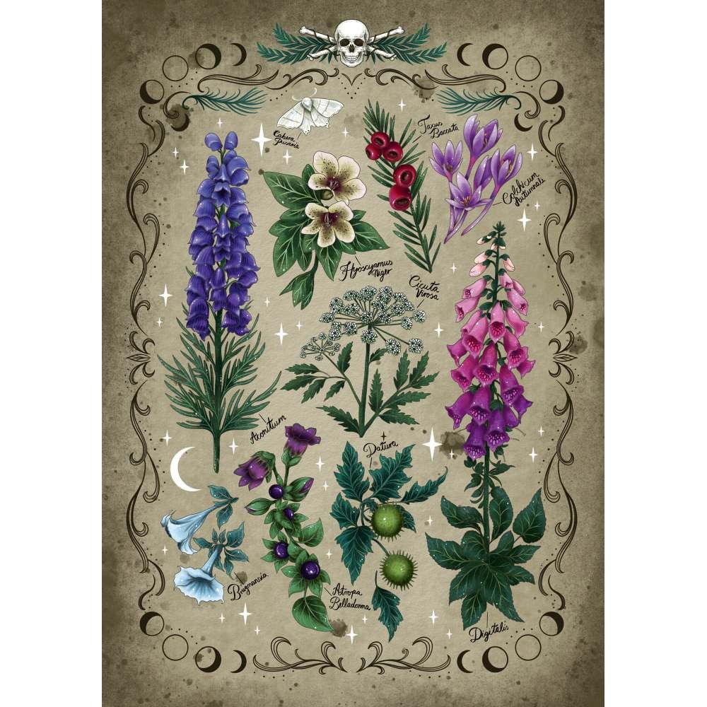 Puzzle 1000 Piese Ravensburger - Plante Otravitoare...