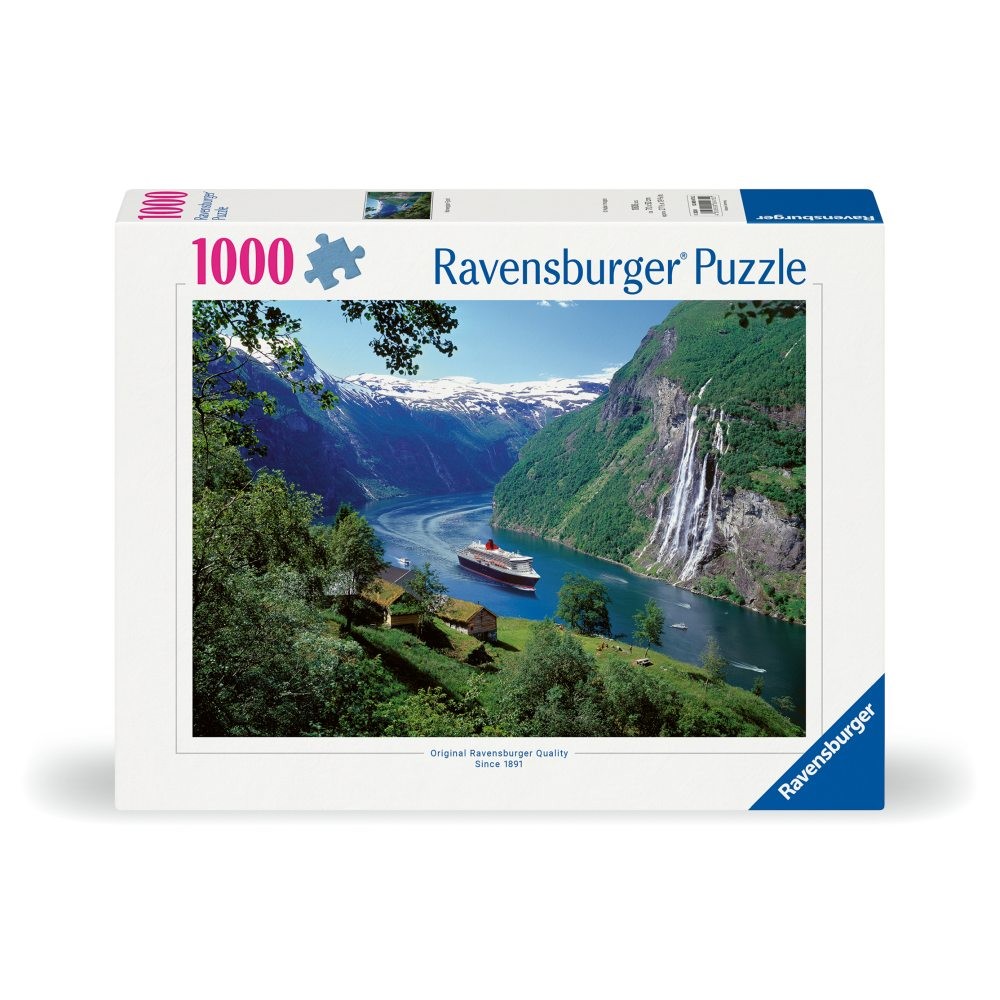 Puzzle 1000 Piese Ravensburger - Fiord Norvegian (Ravensburger-00475)