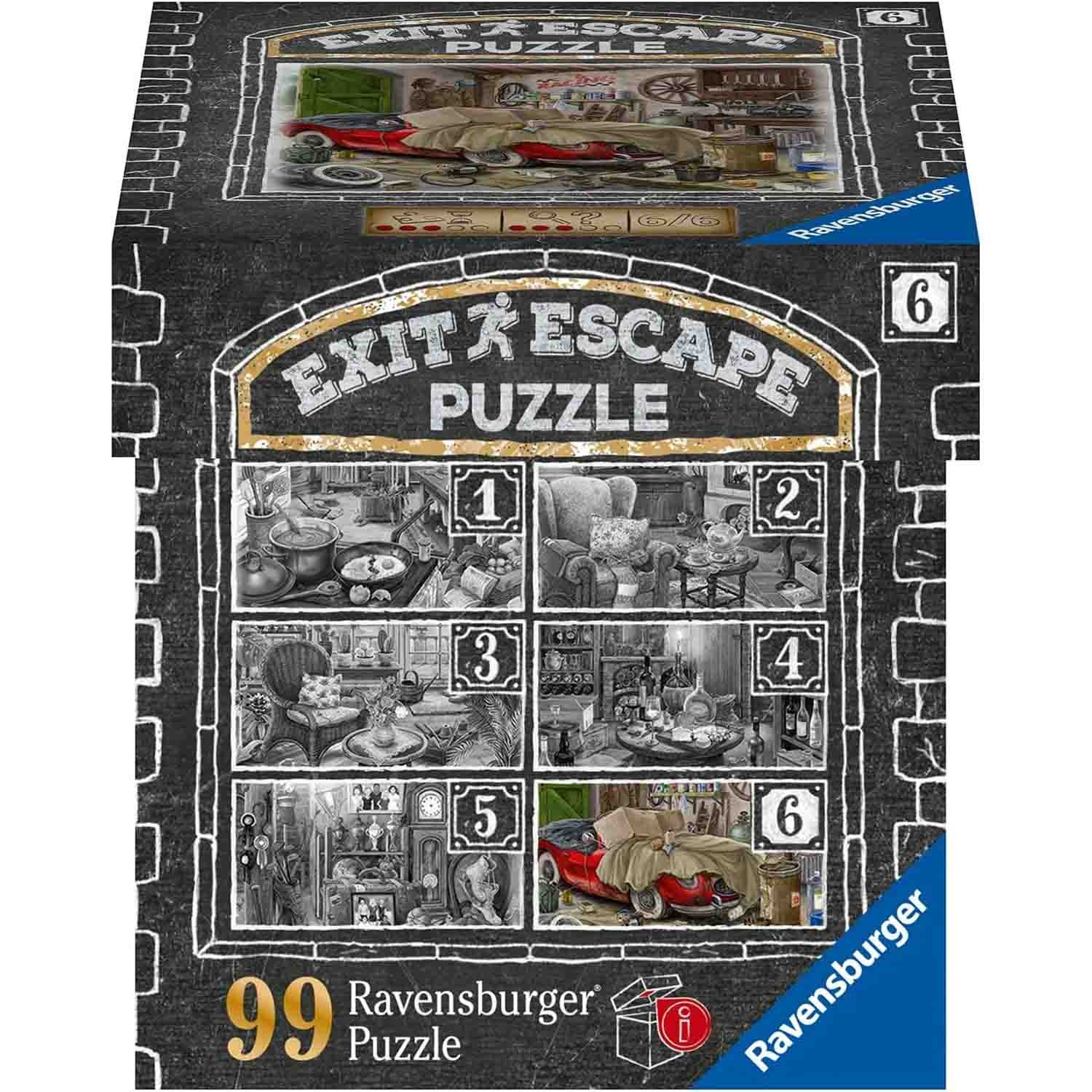 Puzzle 99 Piese Ravensburger - Exit Garaj... 2