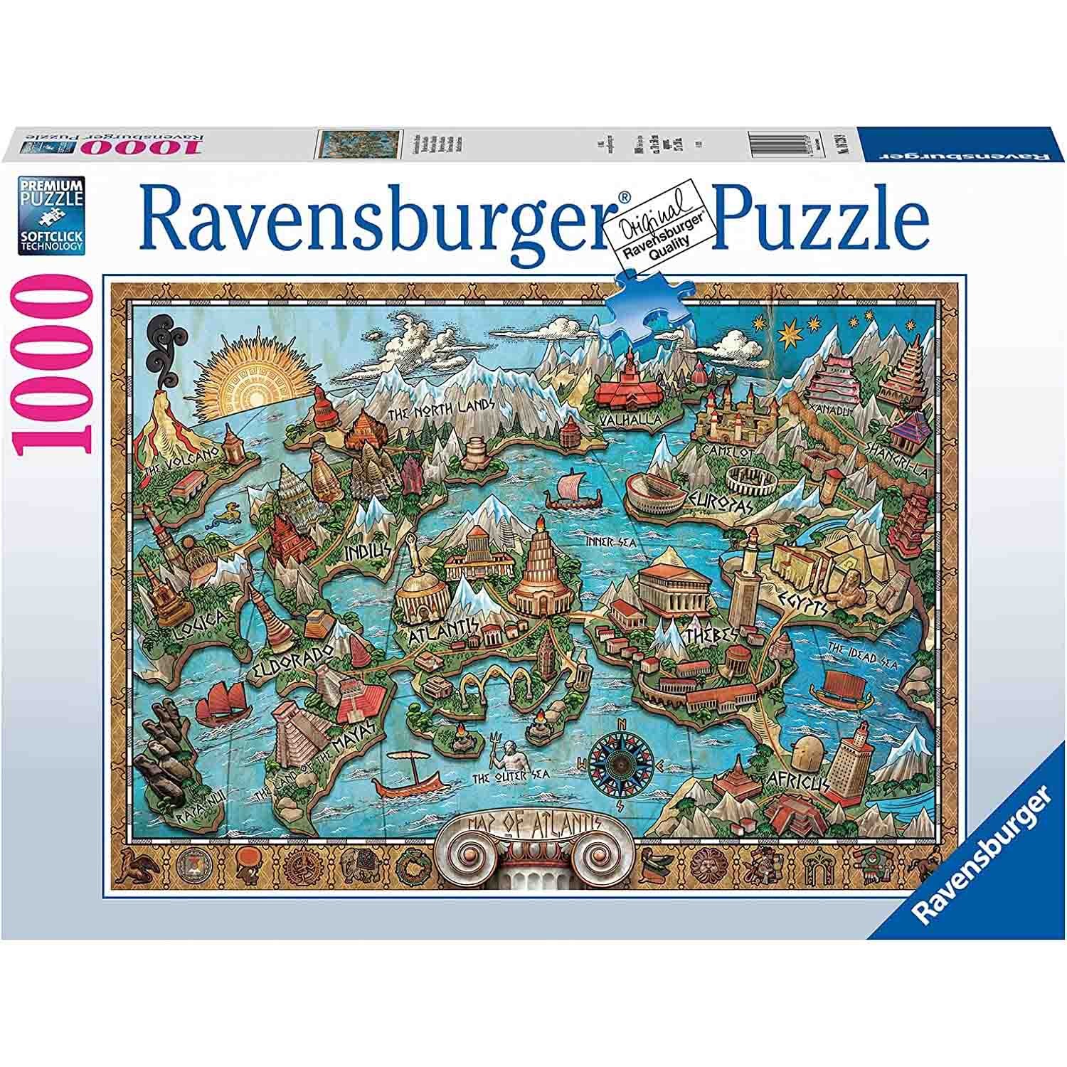 Puzzle 1000 Piese Ravensburger - Atlantida (Ravensburger-16728)