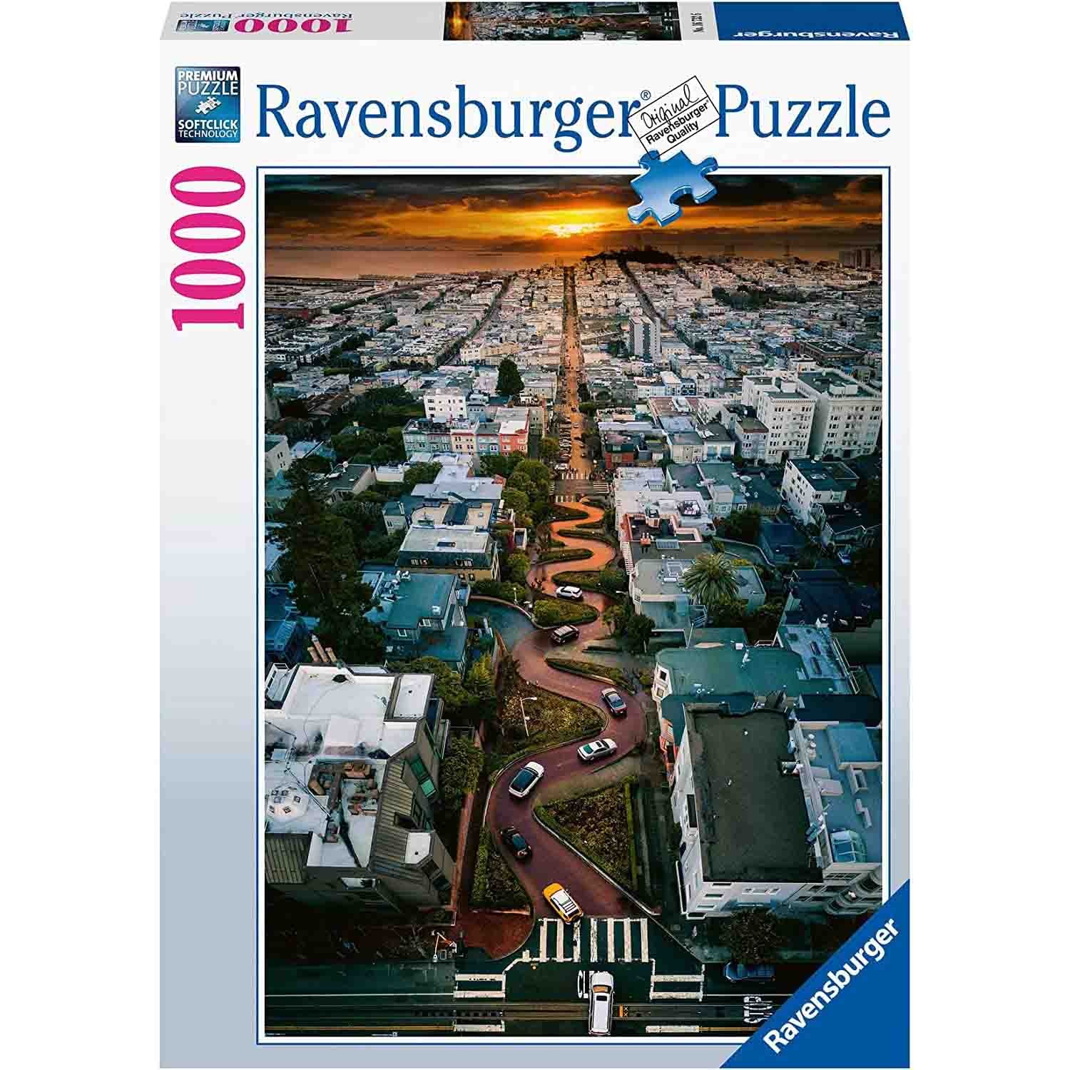 Puzzle 1000 Piese Ravensburger - San Francisco California (Ravensburger-16732)