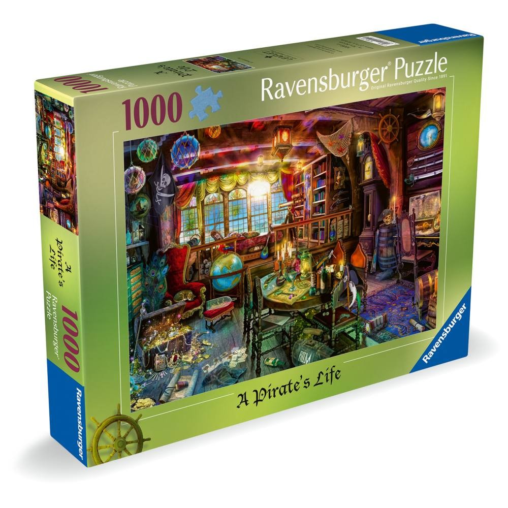 Puzzle 1000 Piese Ravensburger - Viata De Pirat (Ravensburger-00119)