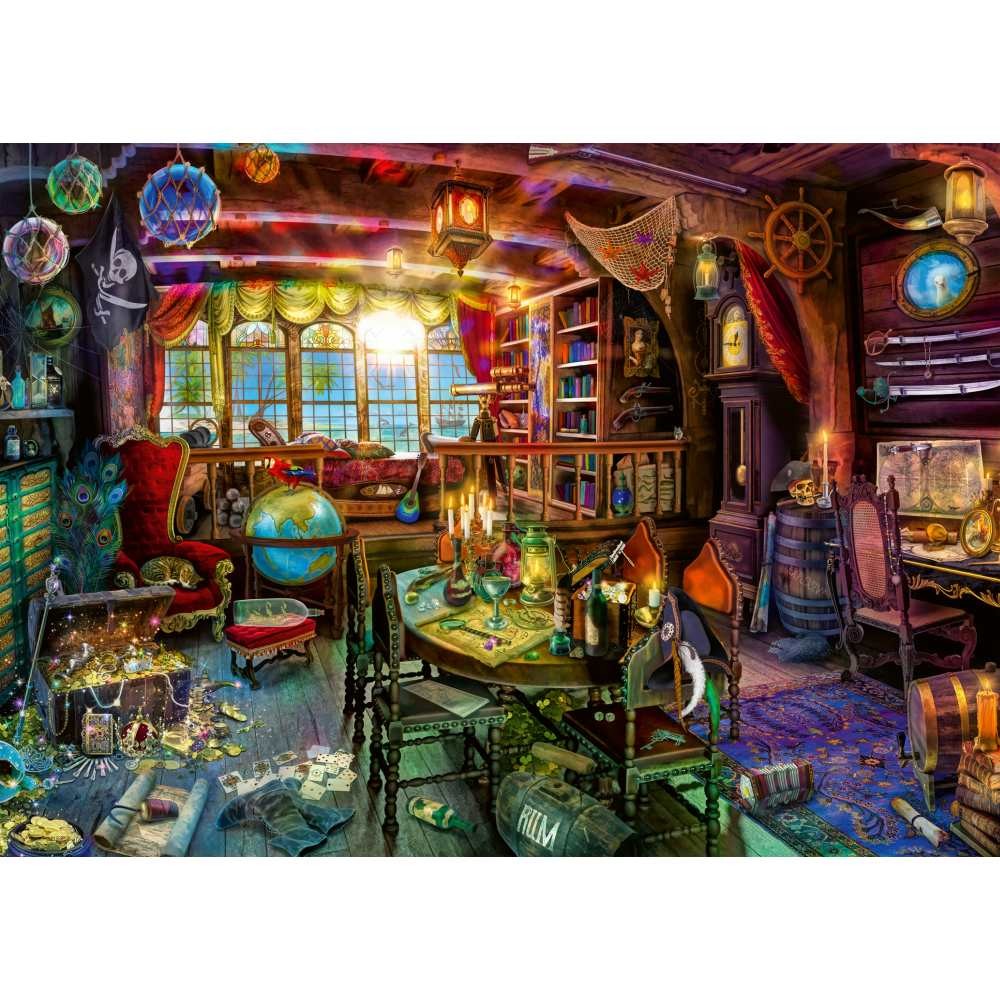 Puzzle 1000 Piese Ravensburger - Viata De Pirat (Ravensburger-00119)