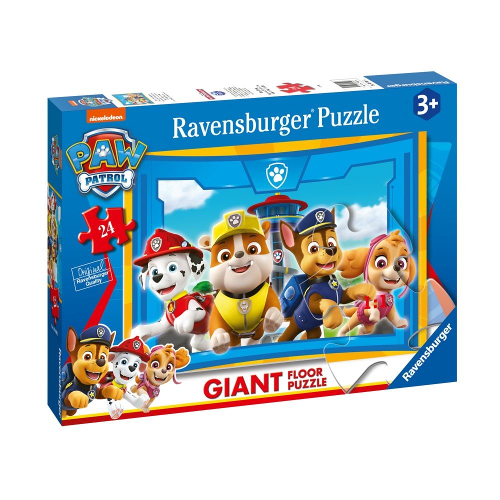 Puzzle 24 Piese De Podea Ravensburger - Patrula Catelusilor (Ravensburger-03090)