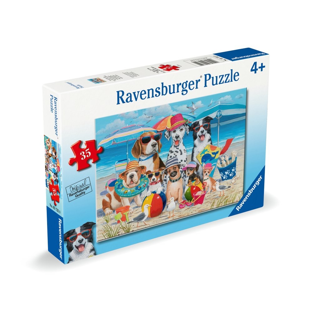 Puzzle 35 Piese Ravensburger - Catei La Plaja (Ravensburger-05732)