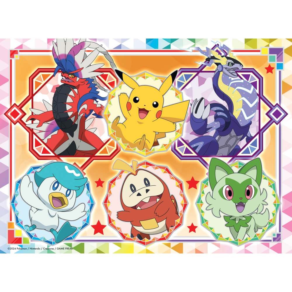 Puzzle 100 Piese Ravensburger - Personaje Pokemon...