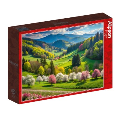 Puzzle 500 piese Alipson - Spring Walk (Alipson-Puzzle-F-50180)