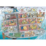Puzzle 1000 piese Jumbo - Jan Van Haasteren: Cruise Ship (Jumbo-00605)