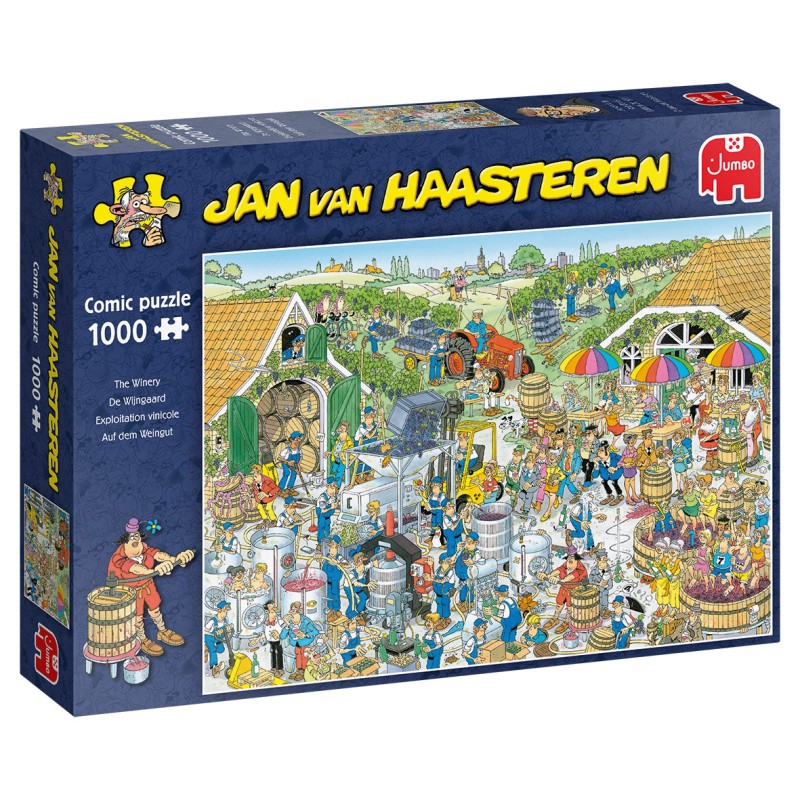 Puzzle 1000 piese Jumbo - Jan Van Haasteren: The Winery (Jumbo-00604)