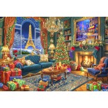 Puzzle 2000 piese Bluebird - Bigelow Illustrations: Christmas in Paris (Bluebird-Puzzle-F-90962)