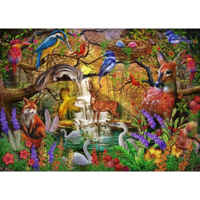 Puzzle 500 piese Bluebird - Marchetti Ciro: Golden Forest (Bluebird-Puzzle-F-90980) 2
