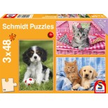 Puzzle 48 piese Schmidt - Greg Cuddiford: My cutest baby animals (Schmidt-56361)