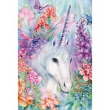 Puzzle 100 piese Schmidt - Joan Marie:The Gentle Beauty of the Unicorn (Schmidt-56530)