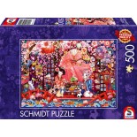 Puzzle 500 piese Schmidt - Rita Berman:Japanese Tea Ceremony (Schmidt-59712)