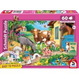 Puzzle 60 piese Schmidt - Image World: Farm Animals (Schmidt-56574)