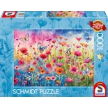 Puzzle 1000 piese Schmidt - Markus Binz:Poppy Field (Schmidt-58873)