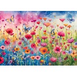 Puzzle 1000 piese Schmidt - Markus Binz:Poppy Field (Schmidt-58873)