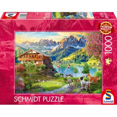 Puzzle 1000 piese Schmidt - Angelo Bonito:Relaxing in the...