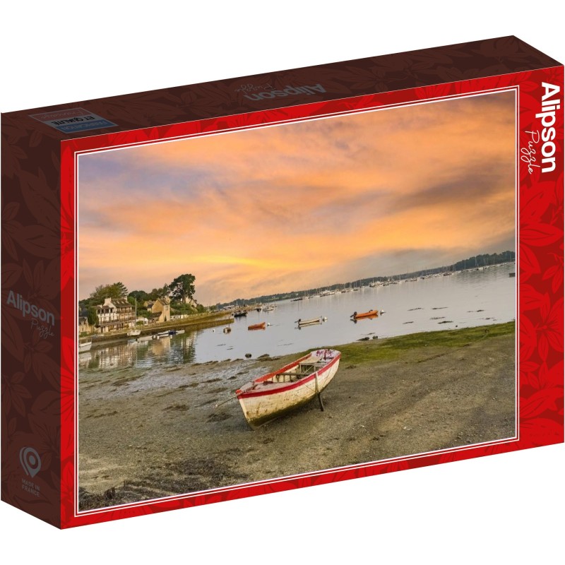Puzzle 500 piese Alipson - Ile aux Moines, Bretagne (Alipson-Puzzle-F-50105)