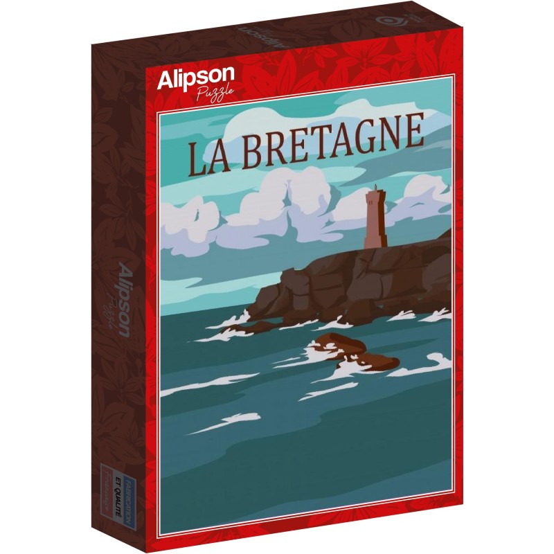 Puzzle 500 piese Alipson - Affiche Phare Breton (Alipson-Puzzle-F-50188)
