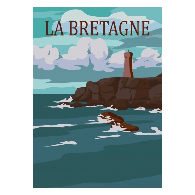 Puzzle 500 piese Alipson - Affiche Phare Breton (Alipson-Puzzle-F-50188)