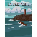 Puzzle 500 piese Alipson - Affiche Phare Breton (Alipson-Puzzle-F-50188)