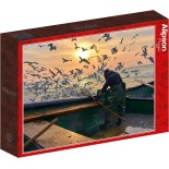 Puzzle 500 piese Alipson - Pêcheur avec Mouettes (Alipson-Puzzle-F-50190)
