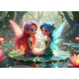 Puzzle 204 piese Bluebird - The Fairies of the Magic Water Lily (Bluebird-Puzzle-F-91134)
