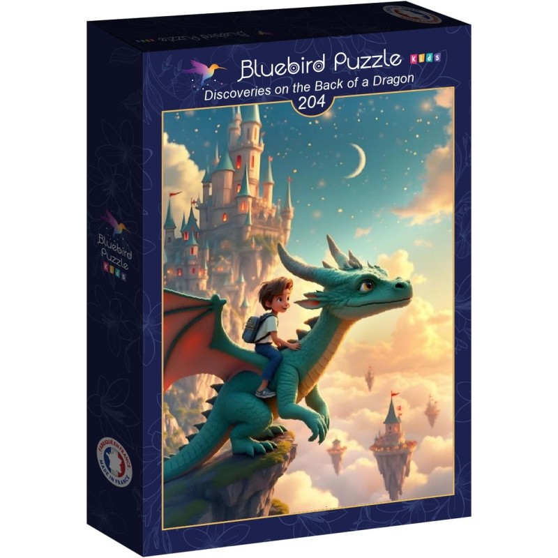 Puzzle 204 piese Bluebird - Discoveries on the Back of a Dragon (Bluebird-Puzzle-F-91135)