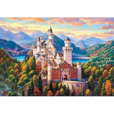 Puzzle 1000 piese Bluebird - Castle in the Mountains (Bluebird-Puzzle-F-91154) 2