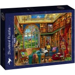 Puzzle 1000 piese Bluebird - David Maclean: Country Library (Bluebird-Puzzle-F-91156)