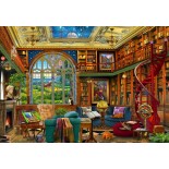 Puzzle 1000 piese Bluebird - David Maclean: Country Library (Bluebird-Puzzle-F-91156)