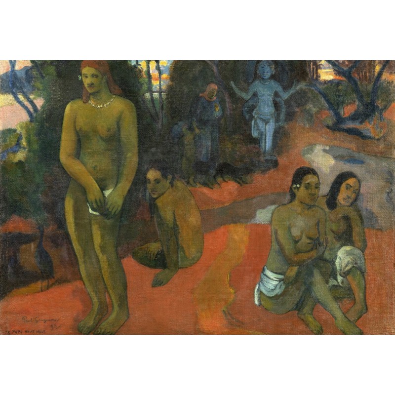 Puzzle 48 piese Grafika Kids - Paul Gauguin: Te Pape Nave Nave (Delectable Waters), 1898 (Grafika-F-31773)