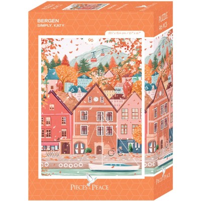 Puzzle 96 piese mini Pieces & Peace - Simply Katy: Mini Puzzle - Bergen (Pieces-Peace-F-00277)