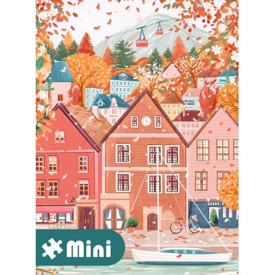 Puzzle 96 piese mini Pieces & Peace - Simply Katy: Mini Puzzle - Bergen (Pieces-Peace-F-00277) 2