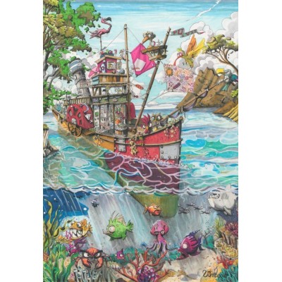 Puzzle 1000 piese Grafika - Vincent Guerre: Bird Island (Grafika-F-33762) 2