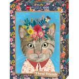 Puzzle 1000 piese Heye - Mia Charro: Pretty Feline (Heye-30000)
