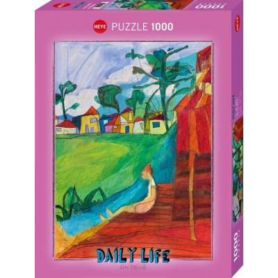 Puzzle 1000 piese Heye - Alex Pascual: By The River (Heye-30071)