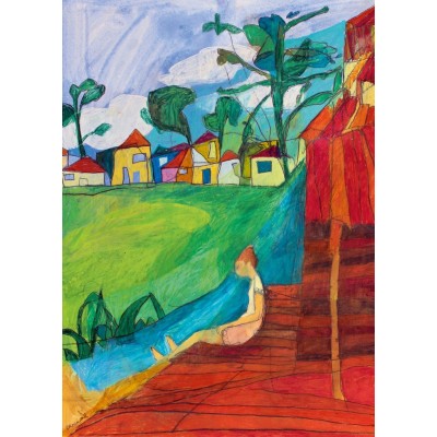 Puzzle 1000 piese Heye - Alex Pascual: By The River (Heye-30071) 2