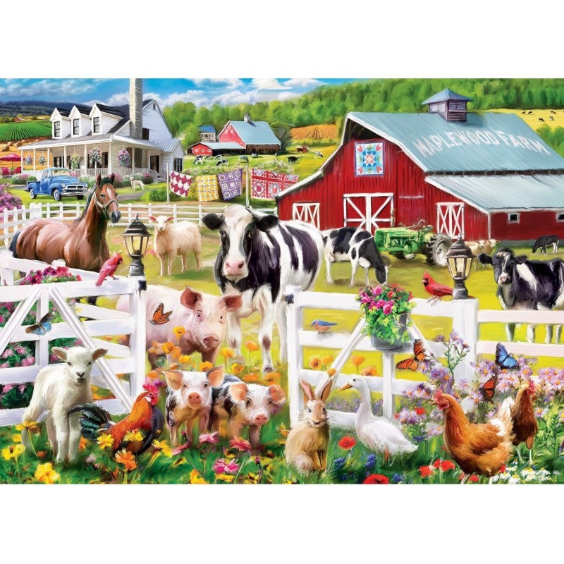 Puzzle 1000 piese Master Pieces - Farm & Country - Weekends on the Farm (Master-Pieces-72336)