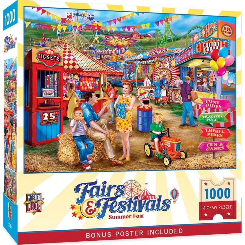 Puzzle 1000 piese Master Pieces - Fairs & Festivals - Summer Fest (Master-Pieces-72339)